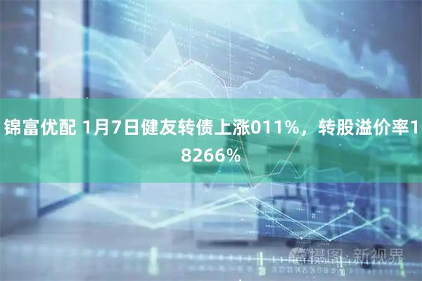 锦富优配 1月7日健友转债上涨011%，转股溢价率18266%